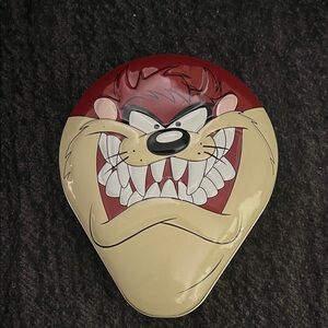 Warner Bros. Taz tin - Red and Cream